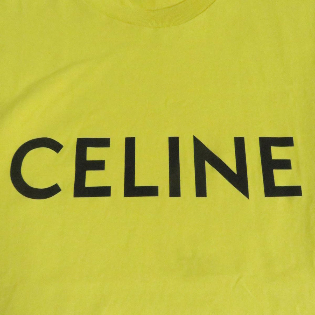 CELINE Cut cotton yellow S