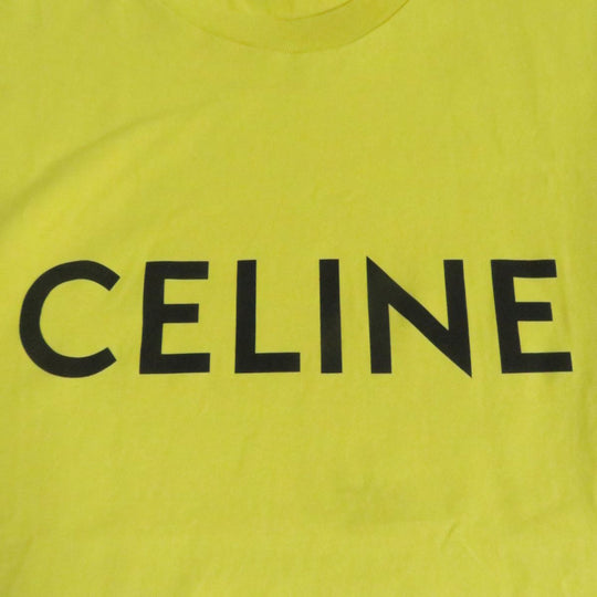 CELINE Cut cotton yellow S