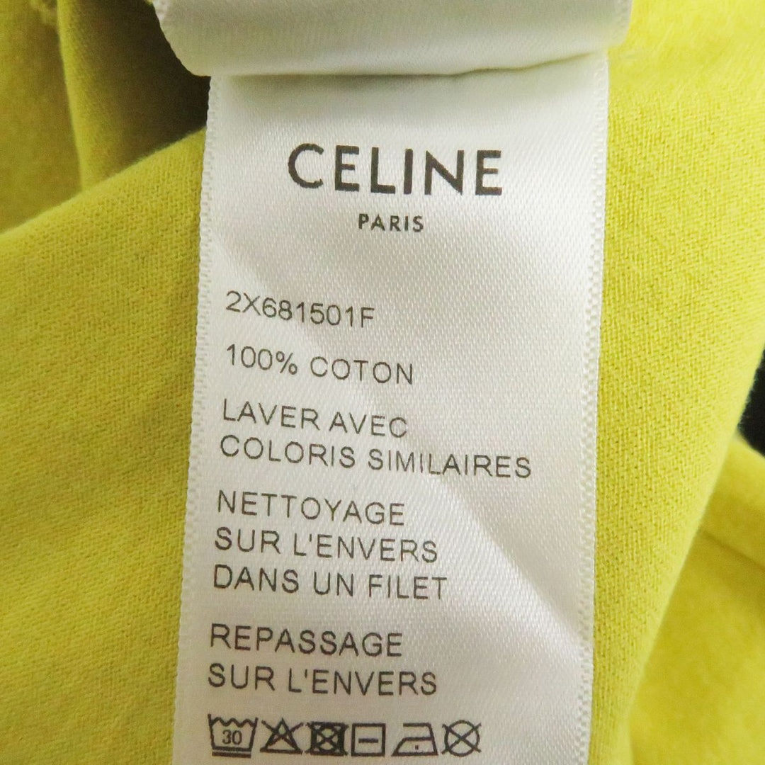 CELINE Cut cotton yellow S