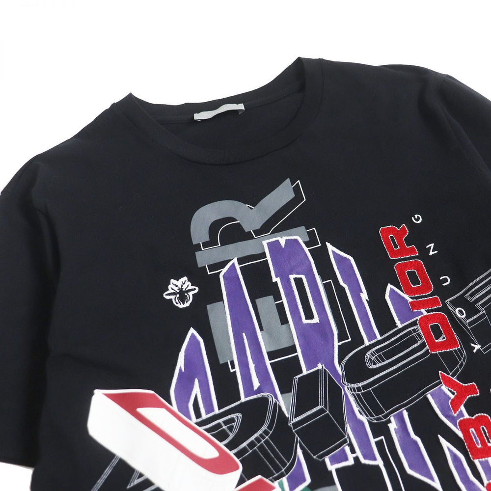Dior HOMME Short sleeve T-shirt cotton black XS