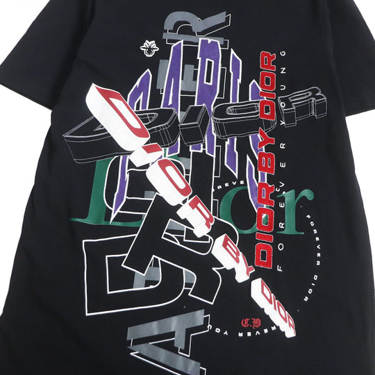 Dior HOMME Short sleeve T-shirt cotton black XS