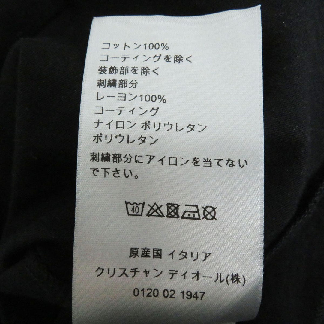Dior HOMME Short sleeve T-shirt cotton black XS