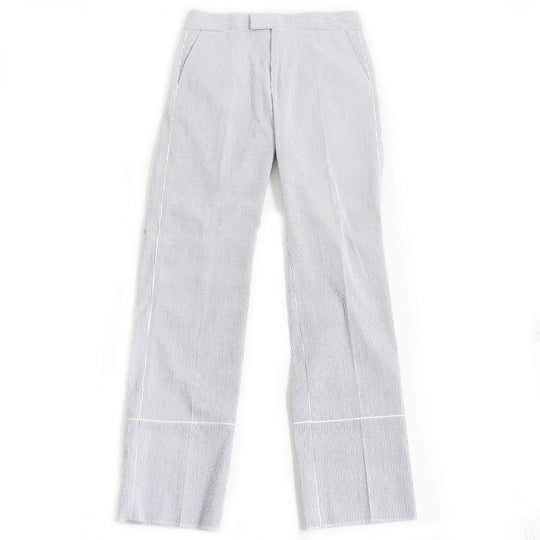 GUCCI Pants cotton Blue x white