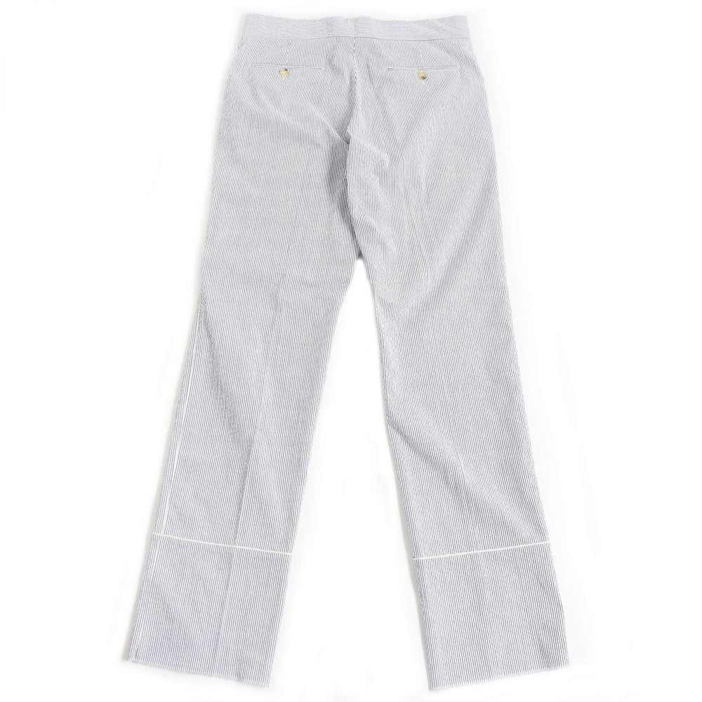 GUCCI Pants cotton Blue x white