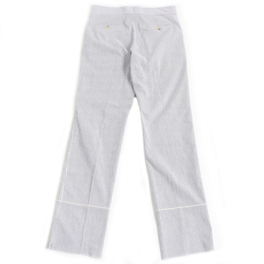 GUCCI Pants cotton Blue x white