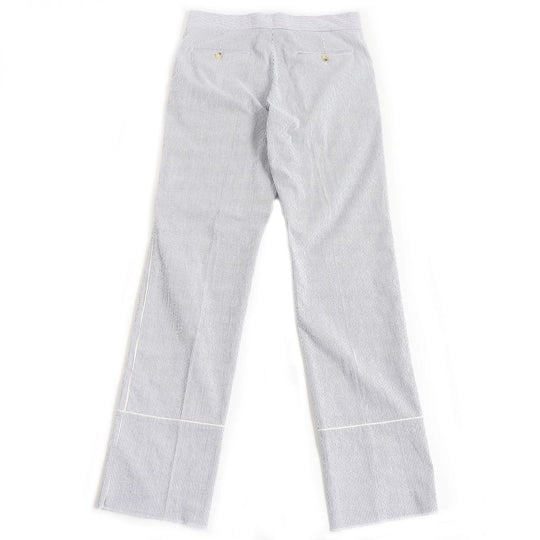 GUCCI Pants cotton Blue x white