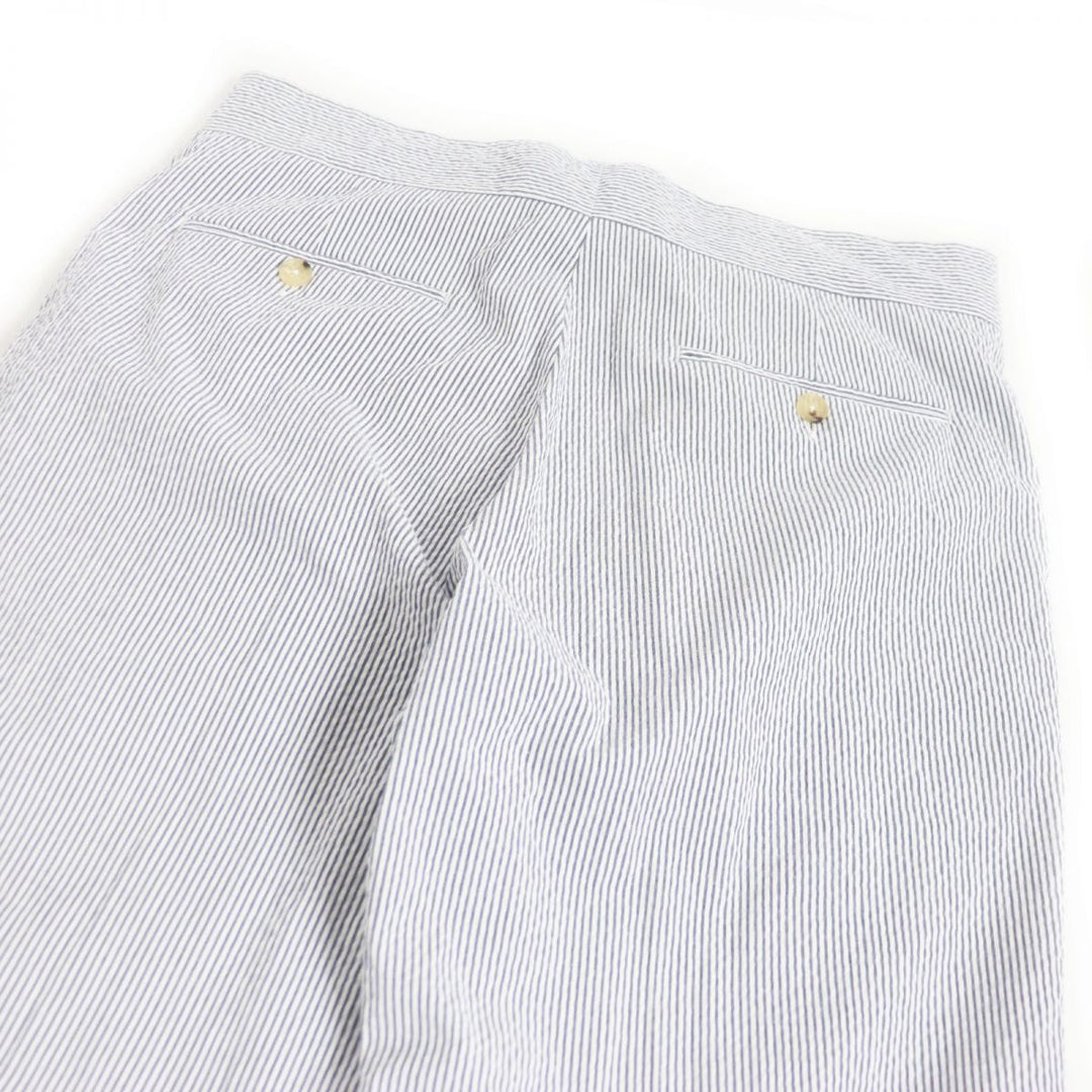 GUCCI Pants cotton Blue x white