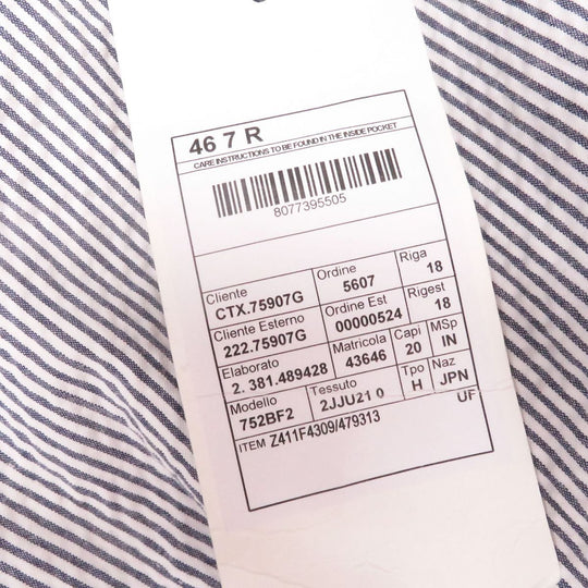 GUCCI Pants cotton Blue x white