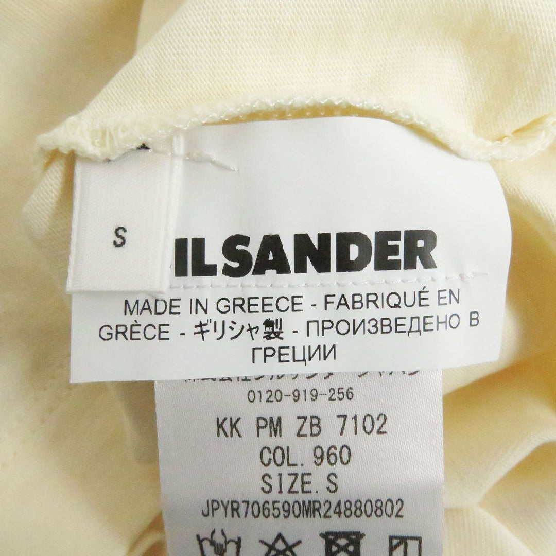 JIL SANDER Cut cotton Ivory S