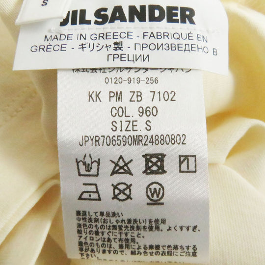 JIL SANDER Cut cotton Ivory S