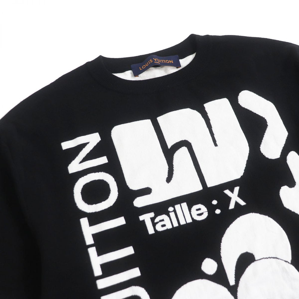 LOUIS VUITTON knit cotton black XS