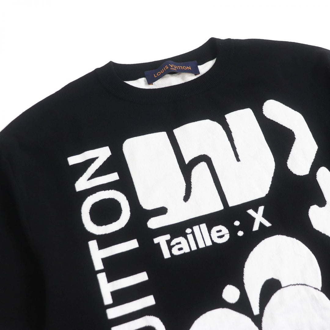 LOUIS VUITTON knit cotton black XS