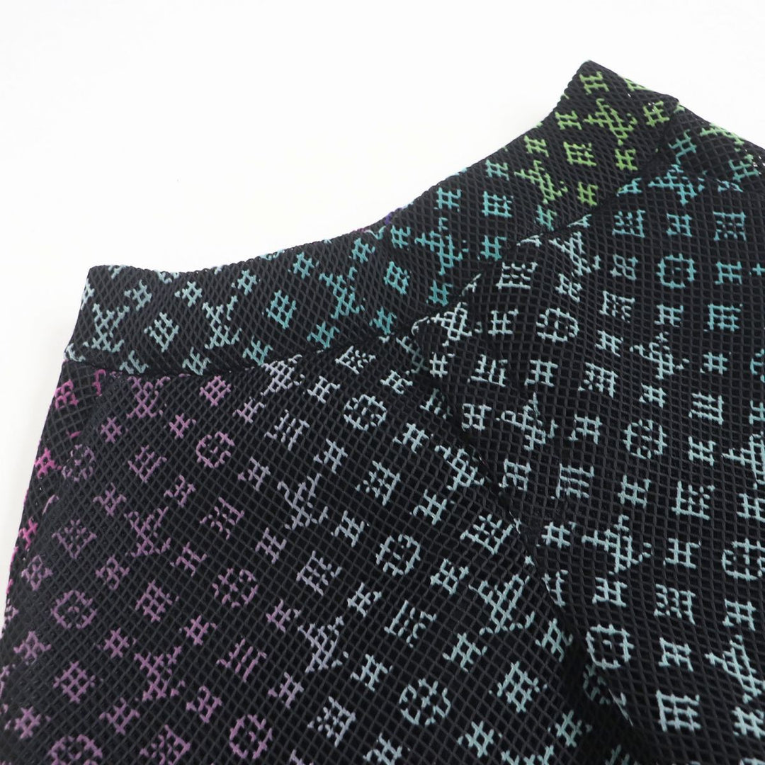 LOUIS VUITTON Pants polyester Black x multicolor 38