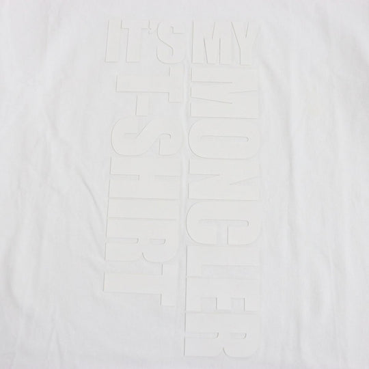 MONCLER Cut cotton white M