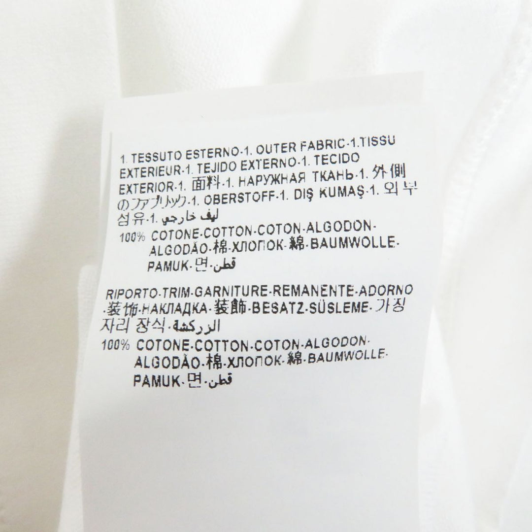 VERSACE Cut cotton 100% white