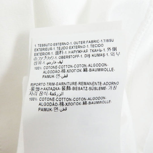 VERSACE Cut cotton 100% white