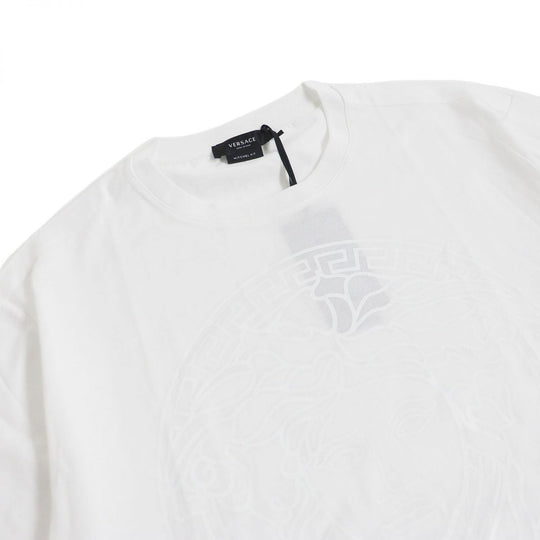 VERSACE Cut cotton 100% white