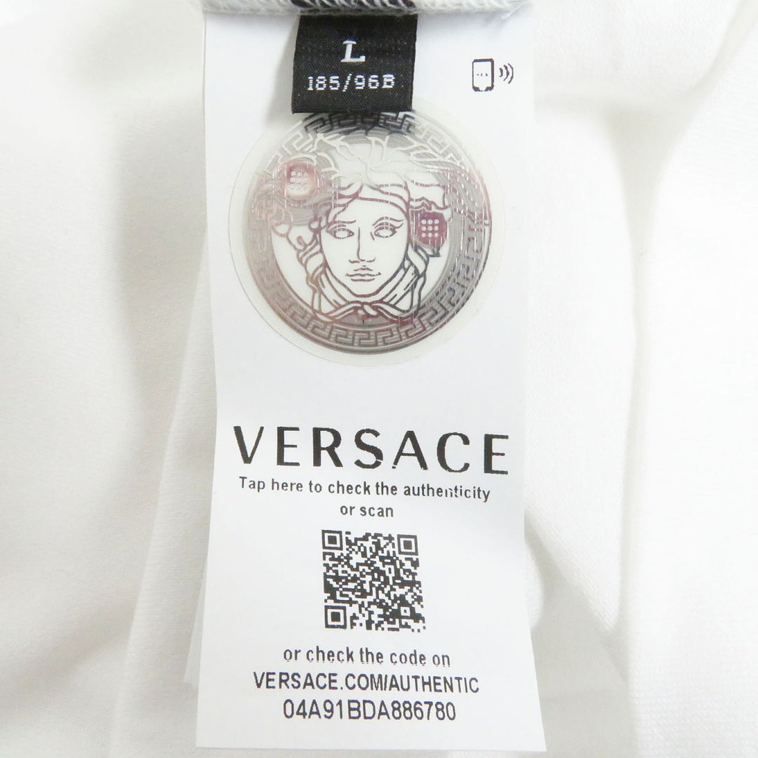 VERSACE Cut cotton 100% white