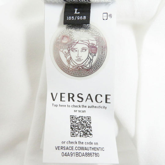 VERSACE Cut cotton 100% white