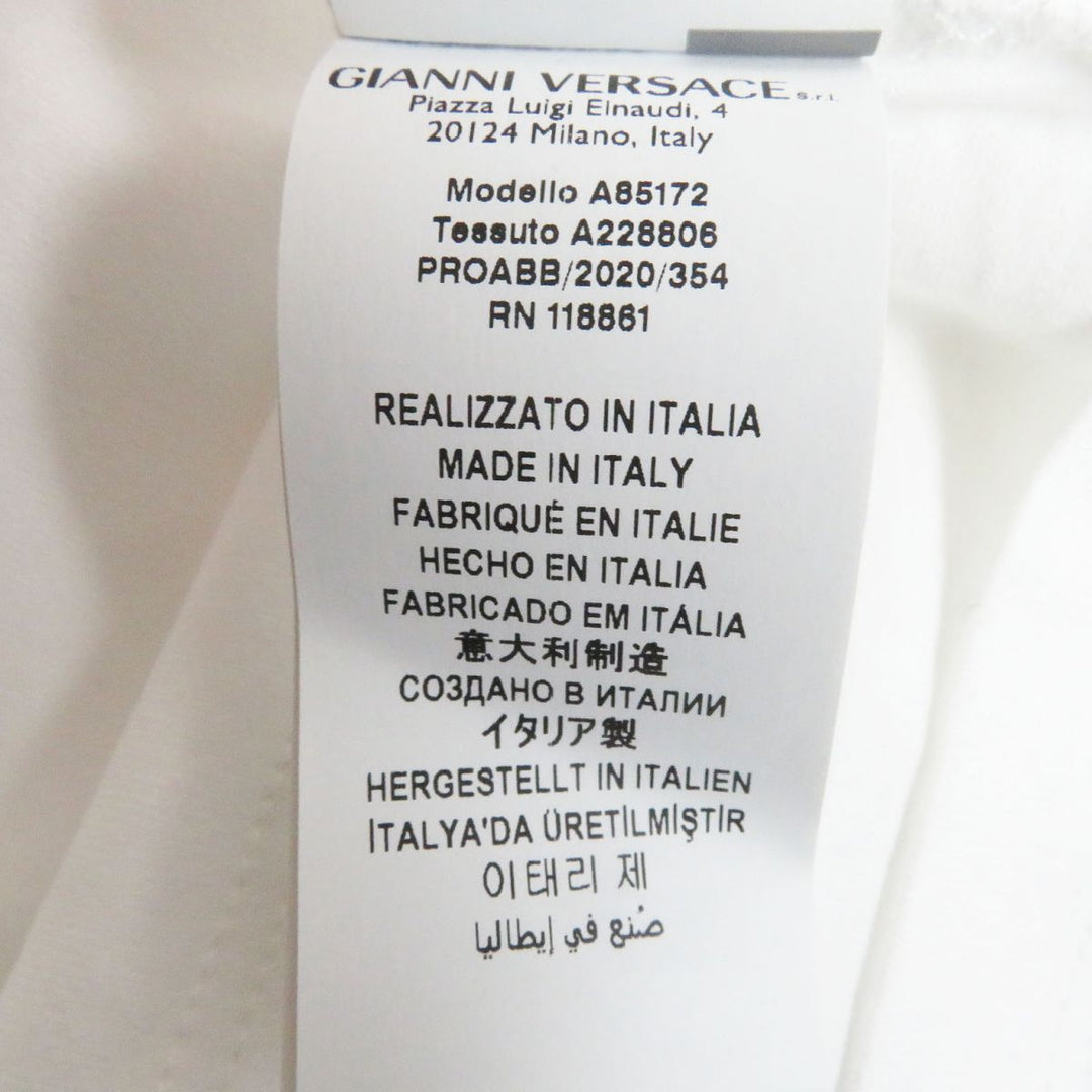 VERSACE Cut cotton 100% white
