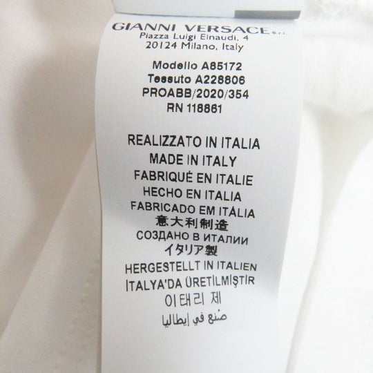 VERSACE Cut cotton 100% white