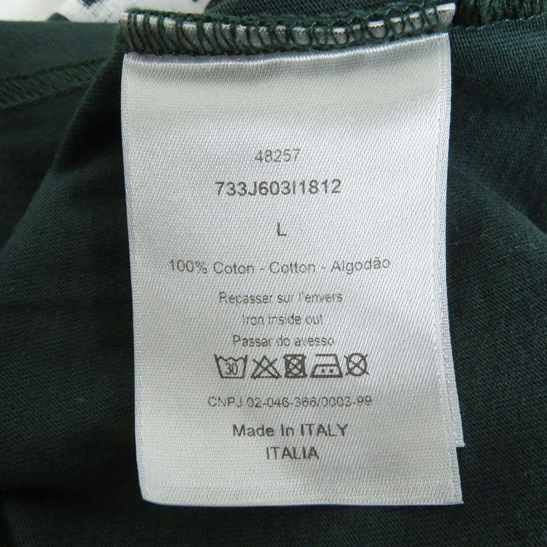 Dior HOMME Short sleeve T-shirt cotton green L