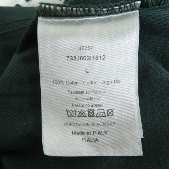 Dior HOMME Short sleeve T-shirt cotton green L