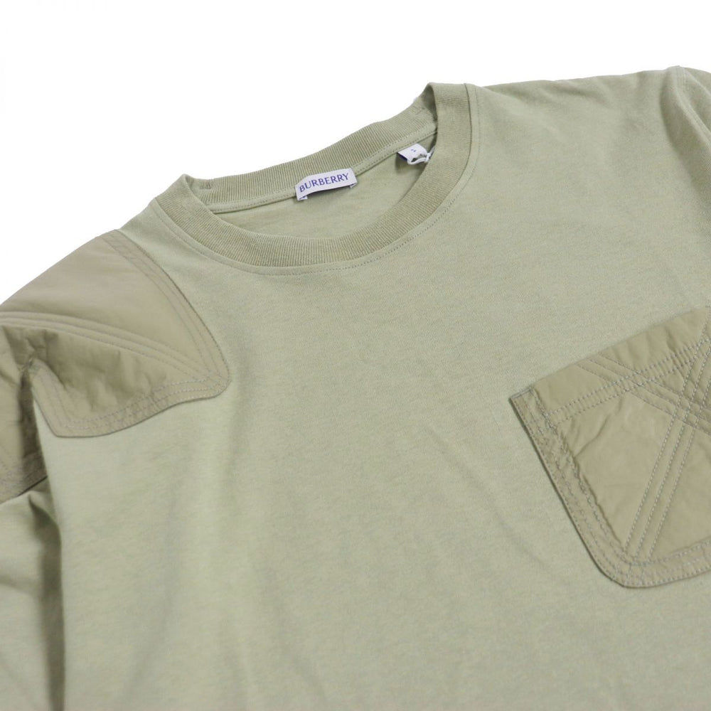 BURBERRY Short sleeve T-shirt cotton Hunter (khaki type) S