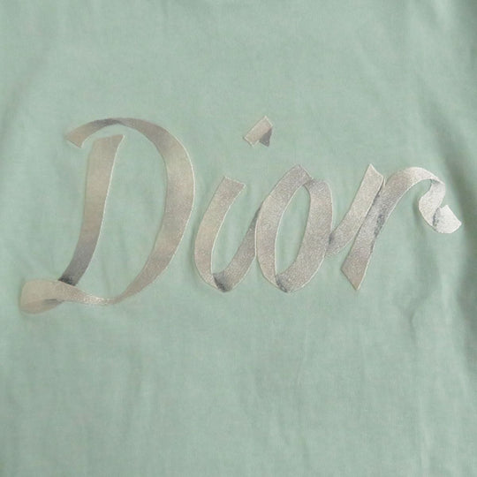 Dior HOMME Short sleeve T-shirt cotton Light green XS