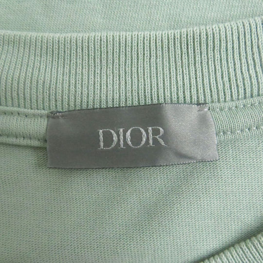 Dior HOMME Short sleeve T-shirt cotton Light green XS