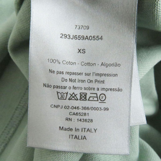 Dior HOMME Short sleeve T-shirt cotton Light green XS