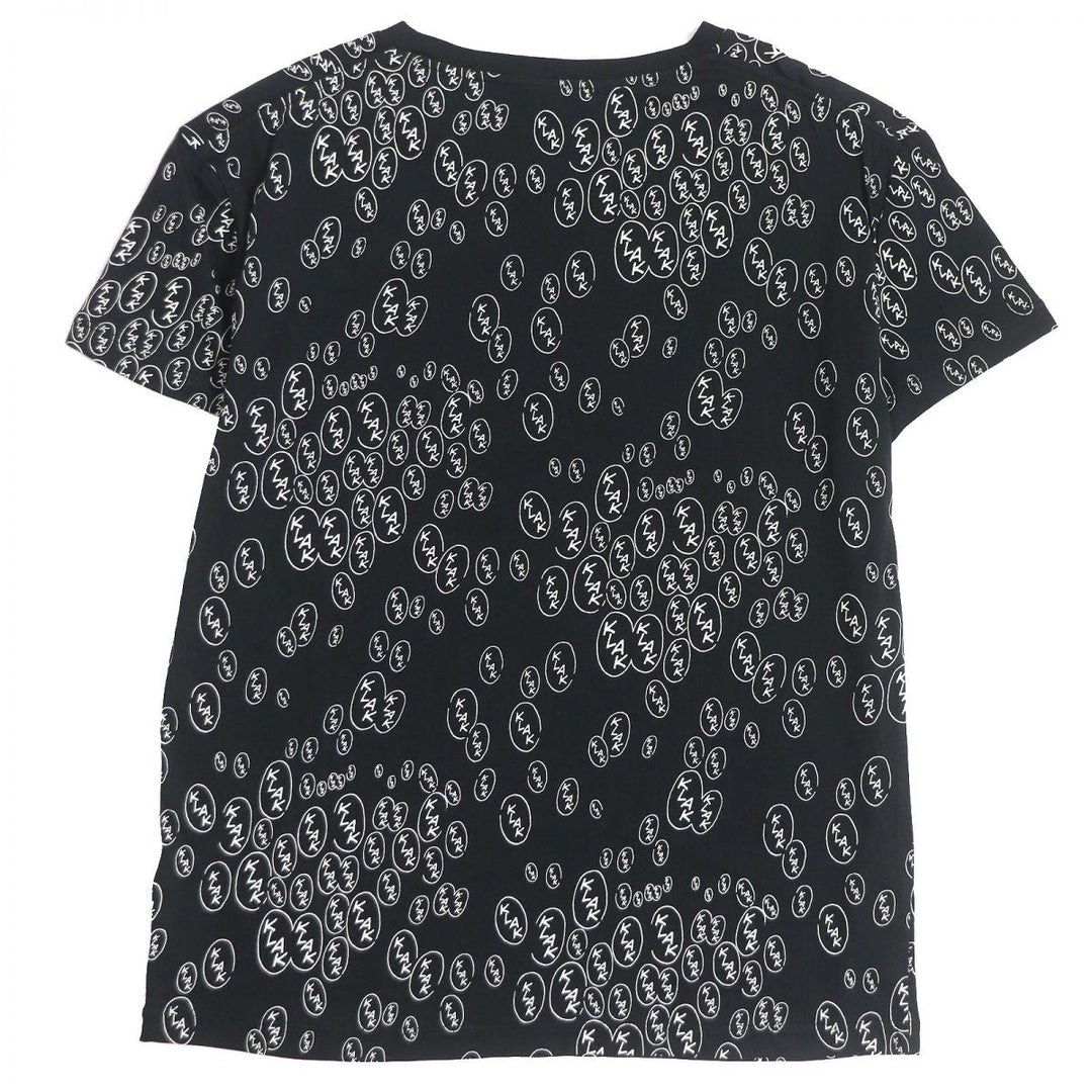 CELINE Cut cotton black<br>Print: White XS