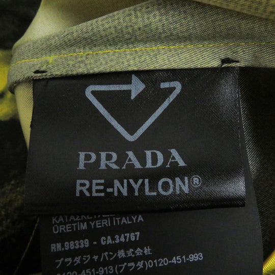 PRADA Short sleeve shirt recycled polyamide Yellow / black M