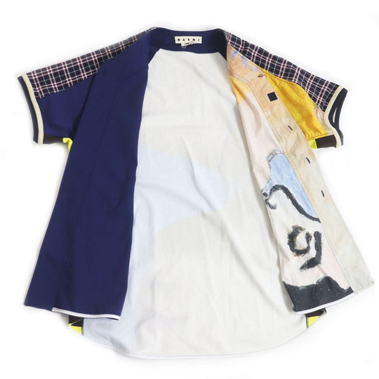 MARNI Short sleeve shirt Nylon multicolor 48