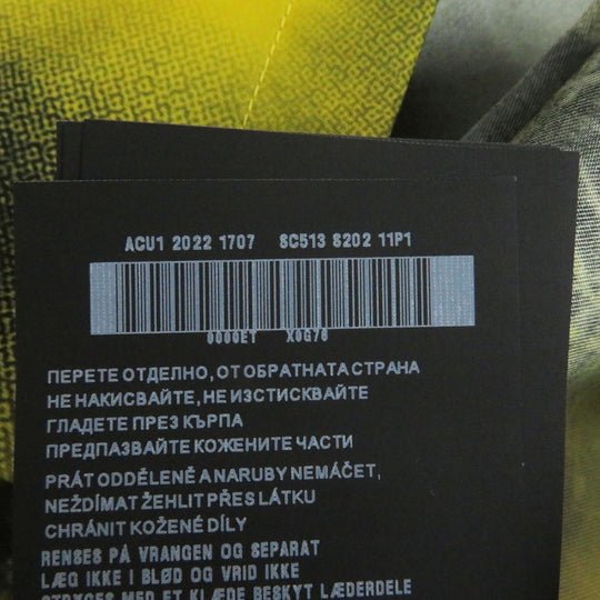 PRADA Short sleeve shirt recycled polyamide Yellow / black XL