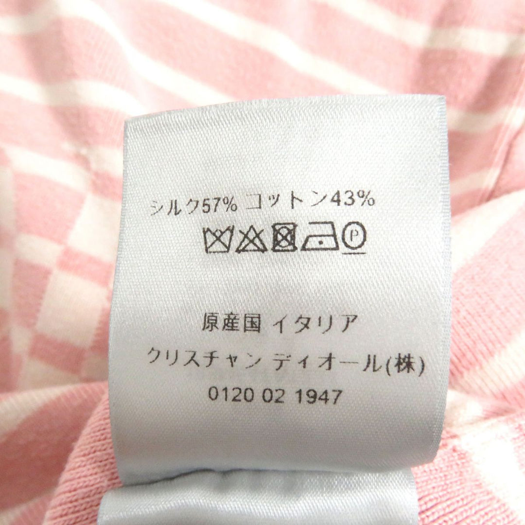 Dior HOMME knit silk Pink x White S