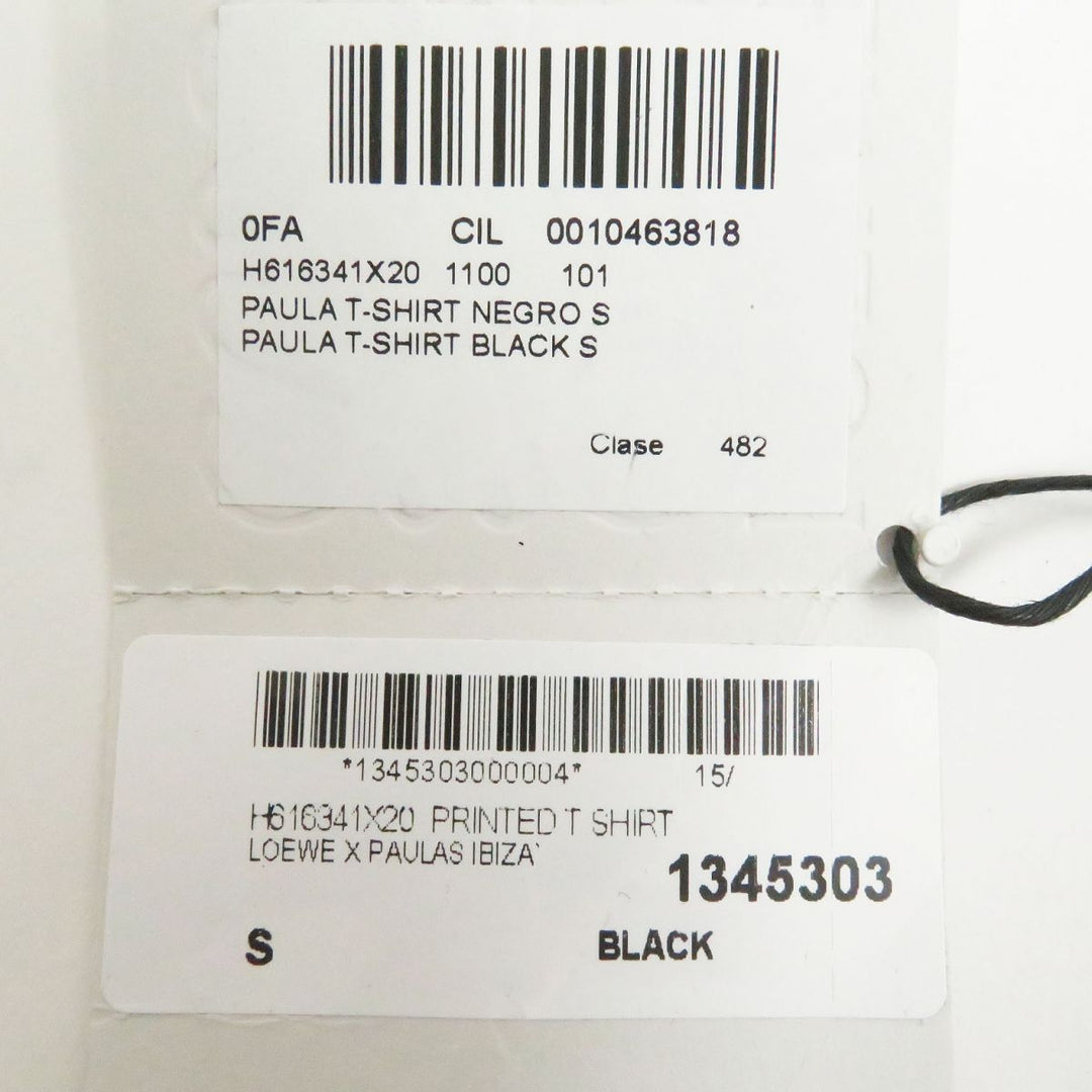 LOEWE Cut cotton black S