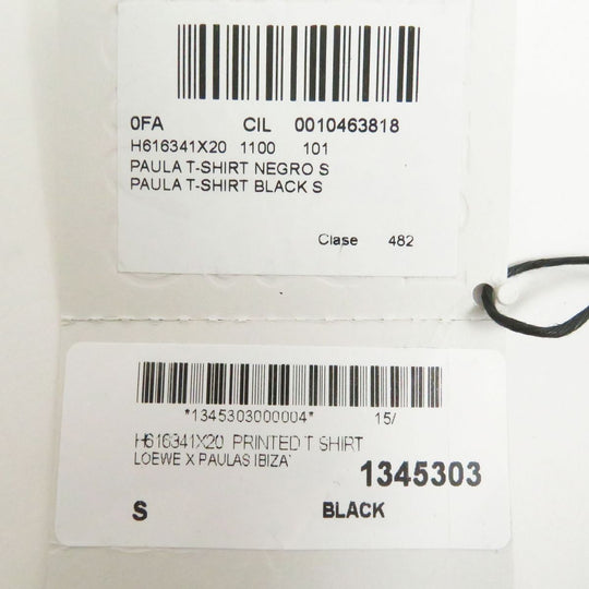 LOEWE Cut cotton black S