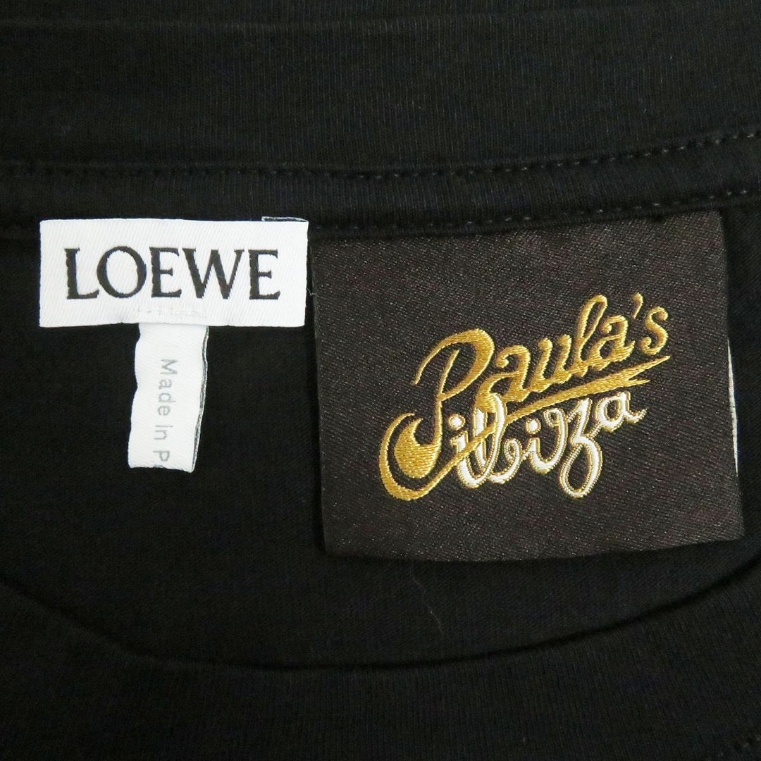 LOEWE Cut cotton black S