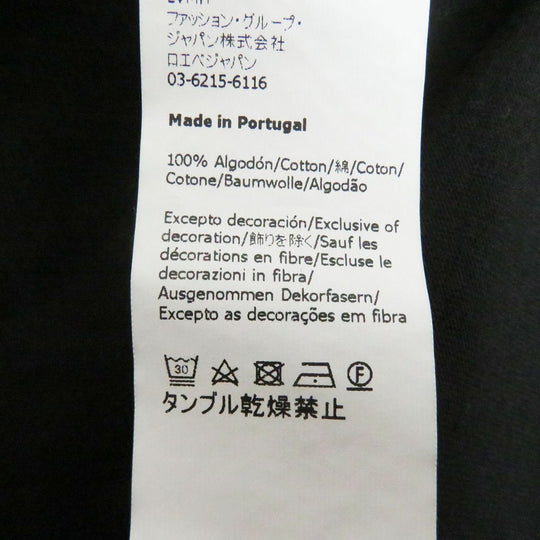 LOEWE Cut cotton black S