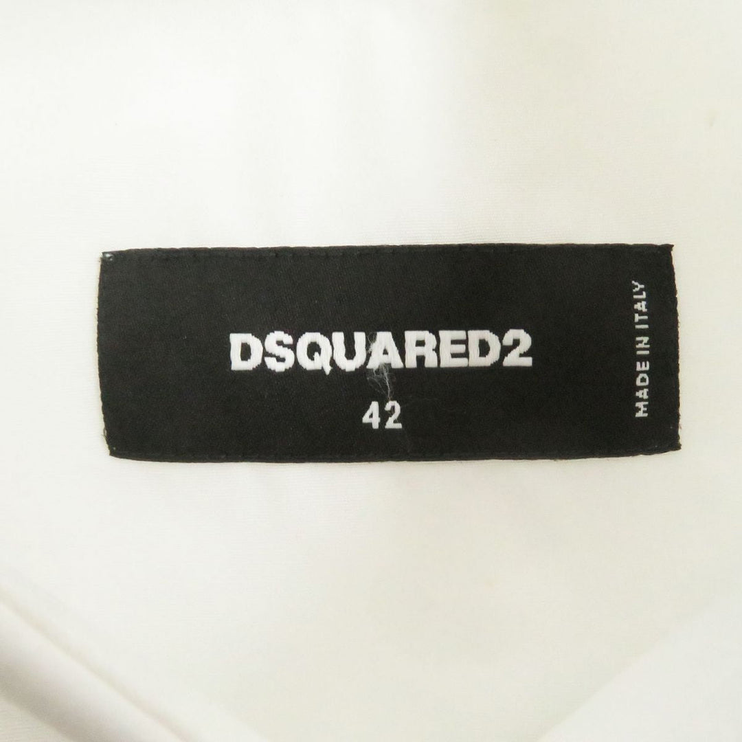 DSQUARED2 Short sleeve shirt cotton white 42