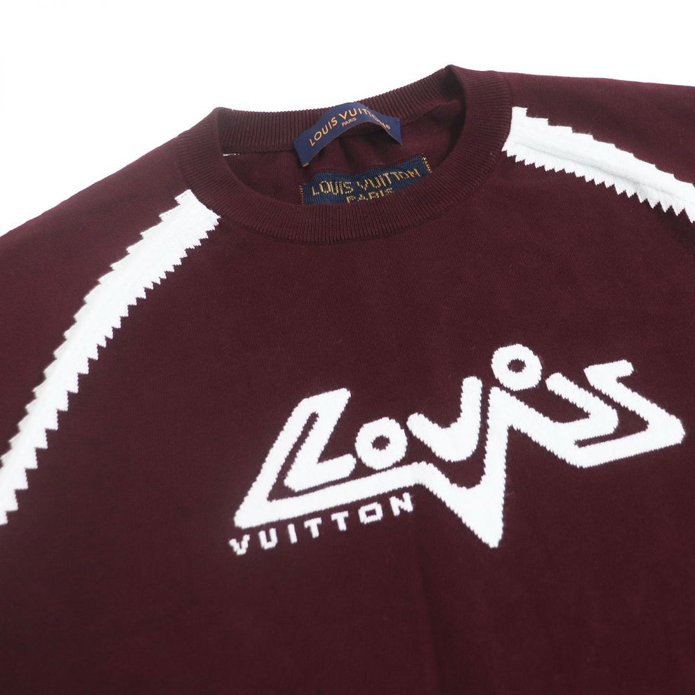 LOUIS VUITTON knit cotton Bordeauxtype XL