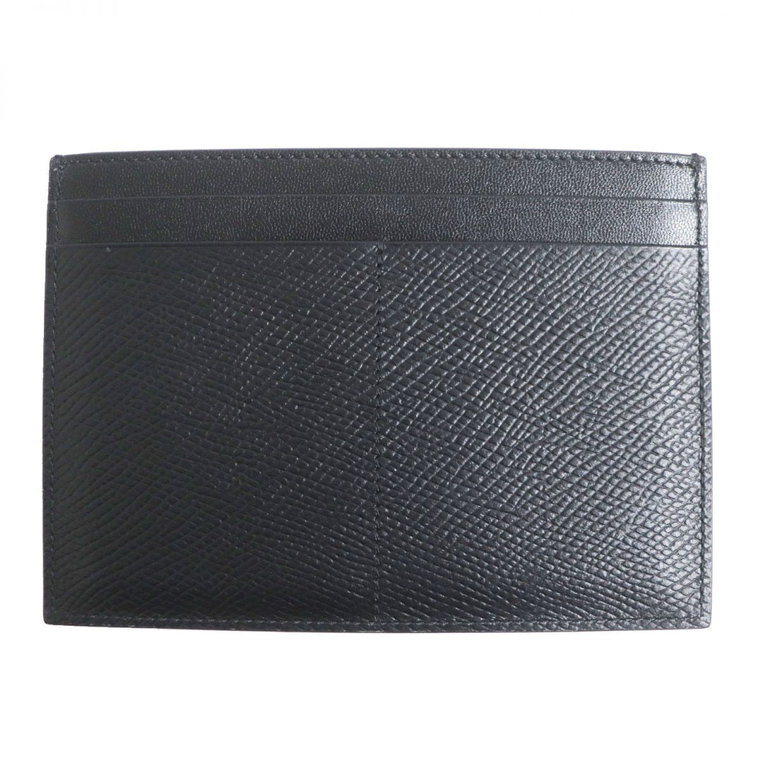 CELINE name card holder leather black