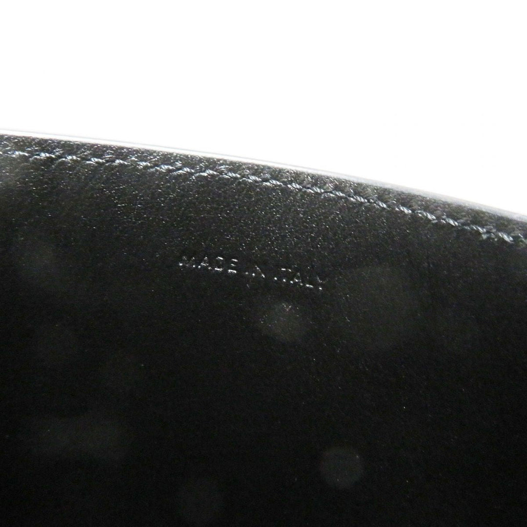 CELINE name card holder leather black