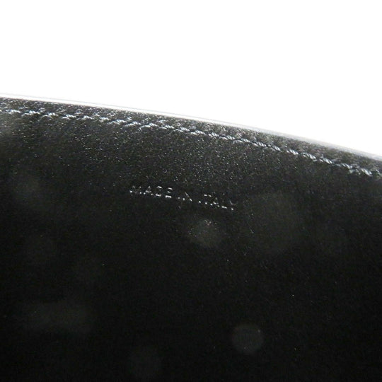 CELINE name card holder leather black
