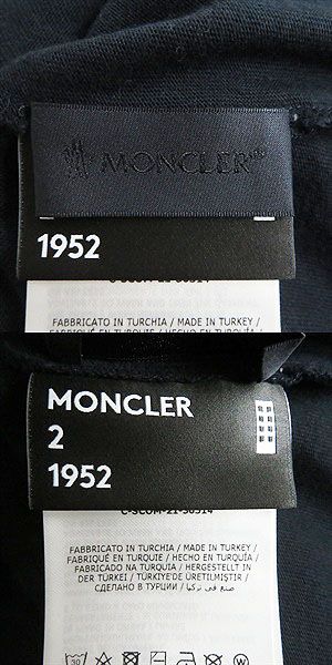 MONCLER Cut cotton Navy M