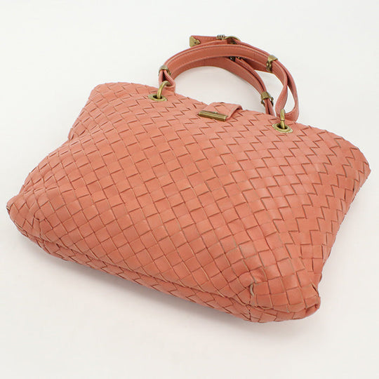 BOTTEGA VENETA BO82080 Tote Bag INTRECCIATO leather pink Women