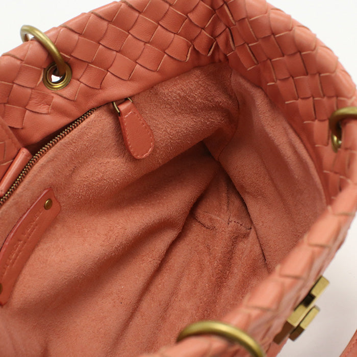BOTTEGA VENETA BO82080 Tote Bag INTRECCIATO leather pink Women