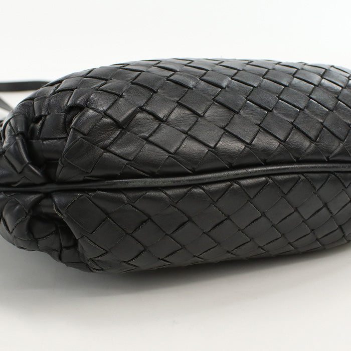 BOTTEGA VENETA BO88140 Shoulder Bag INTRECCIATO leather Black Women