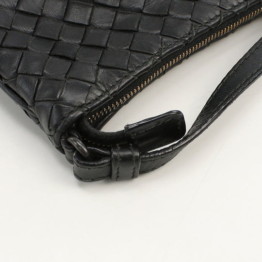 BOTTEGA VENETA BO88140 Shoulder Bag INTRECCIATO leather Black Women